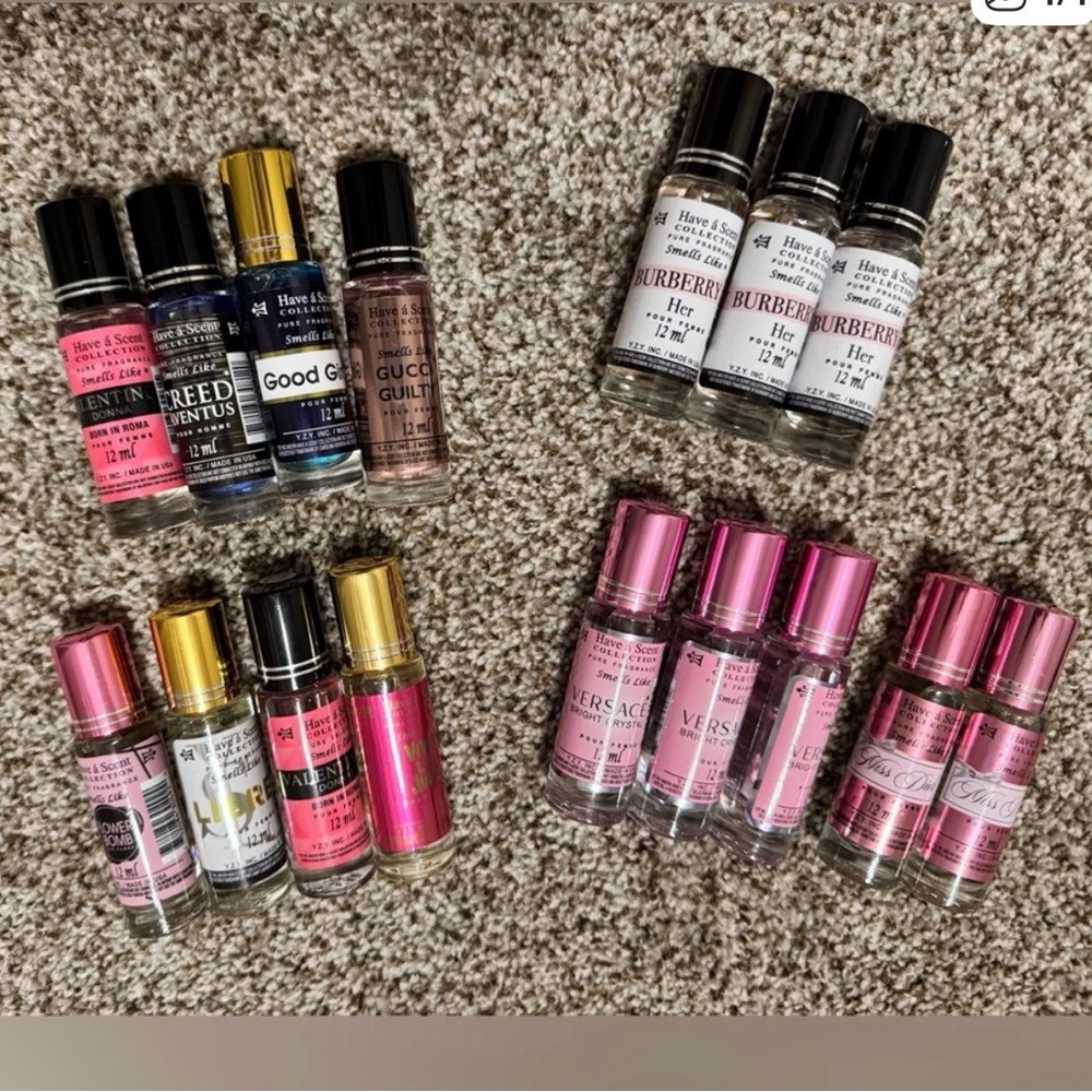 Have a Scent Roll On Oil Perfume/ Cologne Collection (price is for 1
$14) 12mL